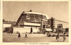 CPA Paris Exposition Internationale 1937 Pavillon De L'Aeronautique