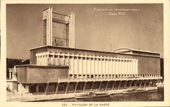 CPA Paris Exposition Internationale 1937 Pavillon De La Radio