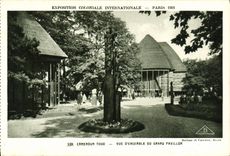 CPA Exposition Coloniale Internationale Paris 1931 Cameroun Togo Vue d'ensemble du grand pavillon