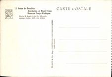 VINTAGE POSTCARD Fair Colonial International Paris 1931 Section the House United States of Georges Washington