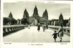 CPA Exposition Coloniale Internationale Paris 1931 Temple d'Angkor Vat