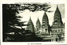 CPA Exposition Coloniale Internationale Paris 1931 Temple d'Angkor Vat