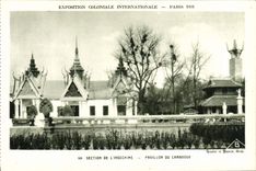 CPA Expostion Coloniale Internationale Paris 1931 Section de l'Indochine Pavillon du Cambodge 