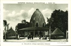 CPA Expostion Coloniale Internationale Paris 1931 Pavillon de l'Afrique Equatoriale Francaise 