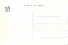 VINTAGE POSTCARD Expostion Colonial International Paris 1931 Le Congo Belgian Gantry of the luxury goods industries towards the house of honn