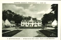 CPA Expostion Coloniale Internationale Paris 1931 Section Etats Unis Maison George Washington 