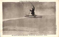 CPA Saint Gervais Les Bains Col de Voza Sports d'hiver Ski 