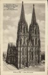 CPA Koln Rh Dom Westseite