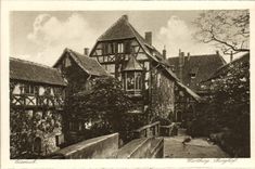 CPA Eisenach Wartburg Burghof 