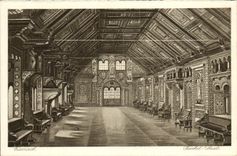 VINTAGE POSTCARD Eisenach Banket Saal