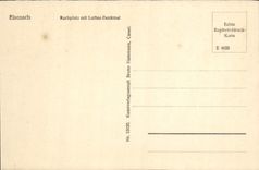 VINTAGE POSTCARD Eisenach Karlsplatze