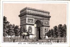CPA Arc De Triomphe De L'Etoile Paris