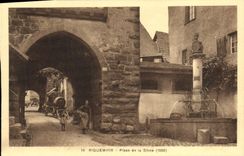VINTAGE POSTCARD Riquewihr Places of Sinne