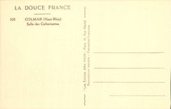 VINTAGE POSTCARD Colmar Room of Catherinettes