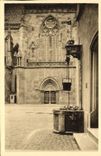 VINTAGE POSTCARD Colmar Old Well and Gate of the Church St Martin known as the cathedral