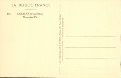 VINTAGE POSTCARD Manneken Colmar Worse