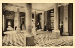 CPA Malmaison Le Vestibule D'Honneur