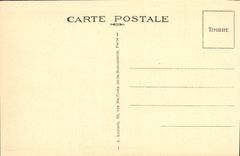 VINTAGE POSTCARD Malmaison the Study of summer of the First Consul