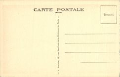 VINTAGE POSTCARD Malmaison Dining room and Surtours de Table