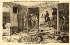 CPA Malmaison Le Salon de Billard et les Tapisseries des Gobelins Napoleon 1er
