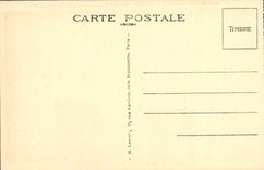 VINTAGE POSTCARD Malmaison the Room of Bonaparte and memories of co. Helene Napoleon 1st