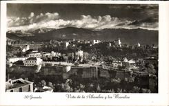 CPM Granada Vista de la Alhambra y las Murallas