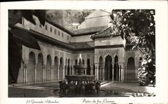 CPM Granada Alhambra Patio de Los Leones