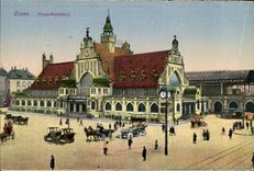 VINTAGE POSTCARD Essen Hauptbahnhof