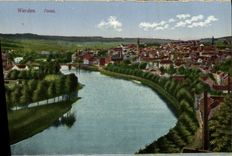 VINTAGE POSTCARD Total Werden