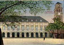 VINTAGE POSTCARD Mullheim Neues Rathaus