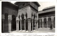 CPA Granada Alhambra Patio De Los Leones