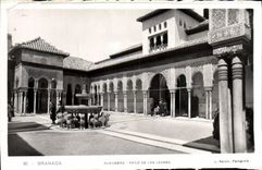 CPA Granada Patio De Los Leones