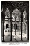 CPA Granada Alhambra Patio de los Leones Desde La Sala de la Justicia