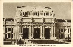 VINTAGE POSTCARD Italia Nuova Milano Stazione Power station