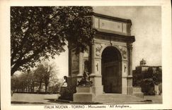CPA Italia Nuova Torino Monumento All Artigliere