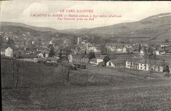 VINTAGE POSTCARD Lacaune les Bains estival Station View taken in the South Train