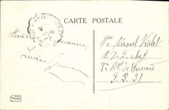 VINTAGE POSTCARD Lacaune les Bains estival Station View taken in the South Train