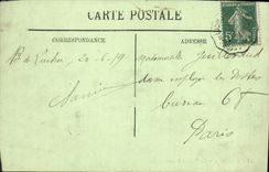 VINTAGE POSTCARD Luchon the Park of the Casino