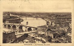 CPA Toulouse La Garonne les Ponts