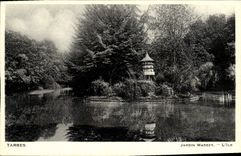 VINTAGE POSTCARD Tarbes Massey Garden the island