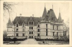CPA Chateau d'Azay le Rideau Facade nord