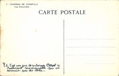 CPA Chateau de Chantilly Vue d'ensemble 