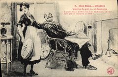 CPA Nos bons citadins Femme 