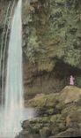 VINTAGE POSTCARD Rooms the Source the large cascade