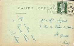 CPA Bourree d'Auvergne Folklore Danse 