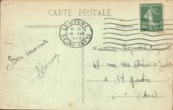 Panorama de Le Havre de la POSTAL de la VENDIMIA del lugar de Gambetta