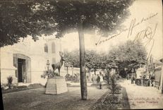 VINTAGE POSTCARD Fair of Rheims Entered official