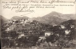 CPA Levens Vue Generale Excursion En Tram Environs De Nice