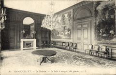 CPA Rambouillet Le Chateau La Salle A Manger Cote Gauche