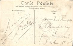 VINTAGE POSTCARD Montereau View Taken De Surville